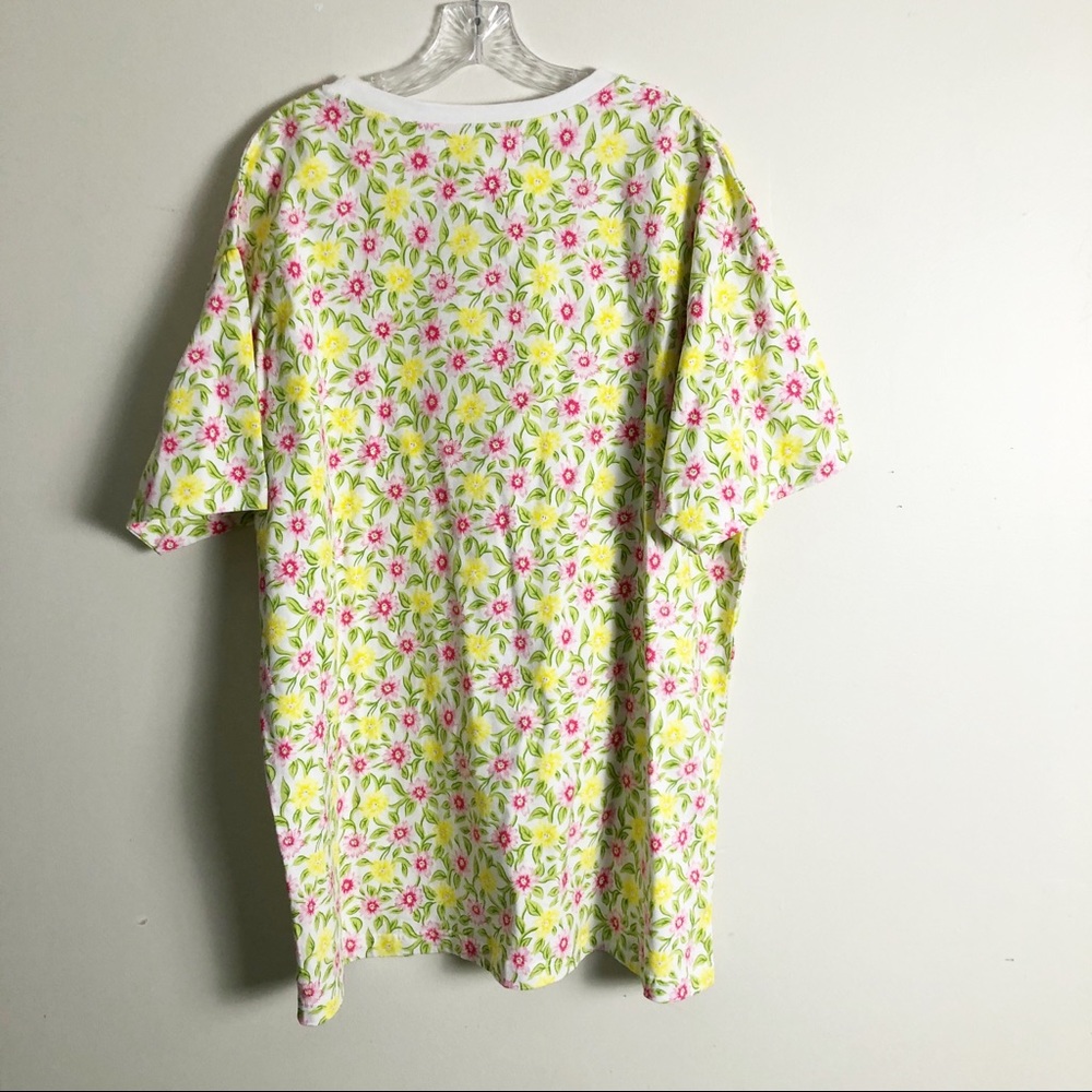Victoria’s Secret Oversized Floral Short SleeveTop